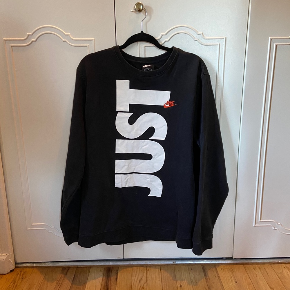 Nike Just Do It Big Logo Spell Out Sweatshirt XL